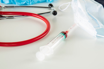 patient samples, coronavirus testing concept