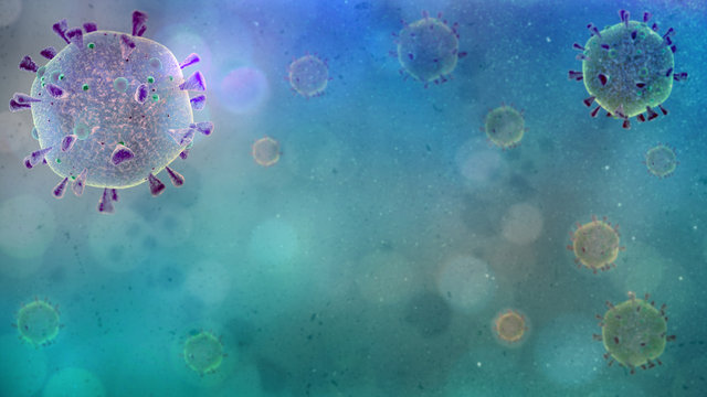 3d Illustration Of Coronavirus COVID-19 Pandemic Response