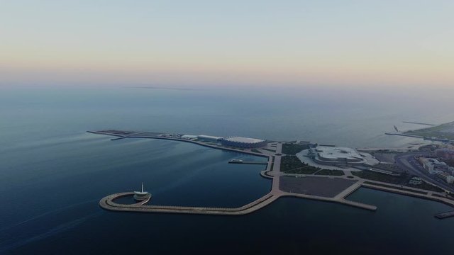 Huge place of oil in Azerbaijan in 4K.