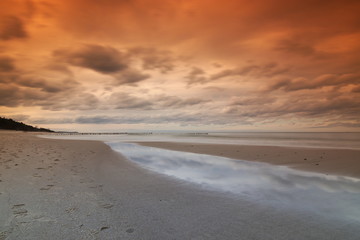 Sunset on the Baltic Sea