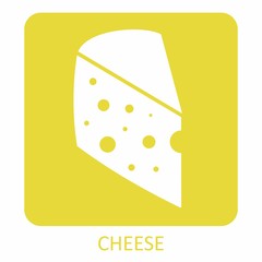 Cheese icon illustration