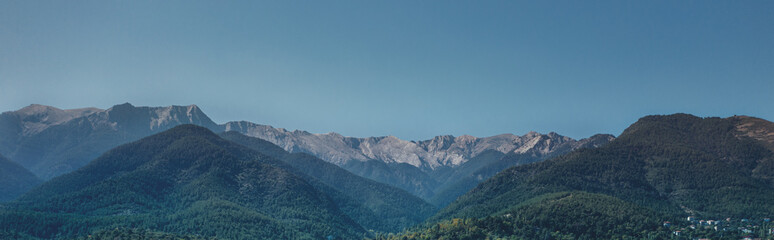 panorama of mountains
