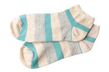 Pair of striped socks