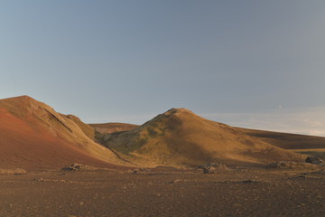 Fototapeta na wymiar desert landscape in Iceland