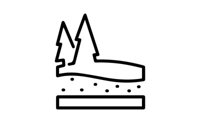 Garbage and Recycle icons vector design black and white 