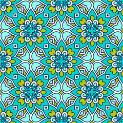 Seamless pattern. Vintage decorative elements