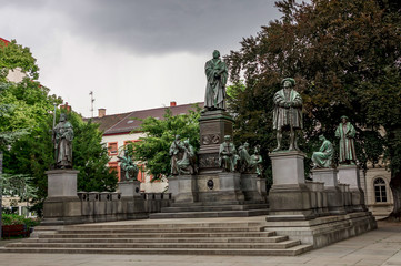 Obraz premium Monument to Martin Luther