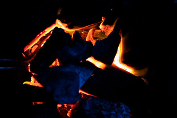 Fire Magma Coal Burning