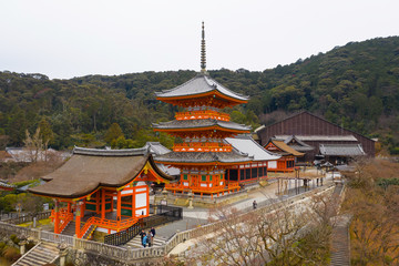 Fototapeta premium panoramic view of landscape of Kyoto Kansai Japan