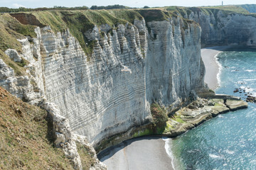 Kreidefelsen in Étratet in der Normandie