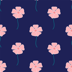 Pink flowers seamless repeat pattern for wrapping paper,wallpaper,fabrics,products.