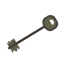 Vector key on white background