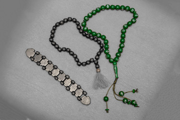 rosary muslim beads in the market