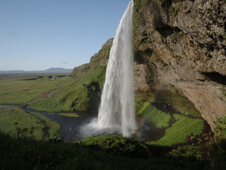 waterfall in iceland