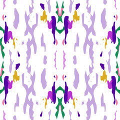 Batik, Hand Drawn. Paint Texture Ornament. 