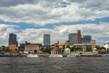 Obraz premium view of the hamburg city, germany