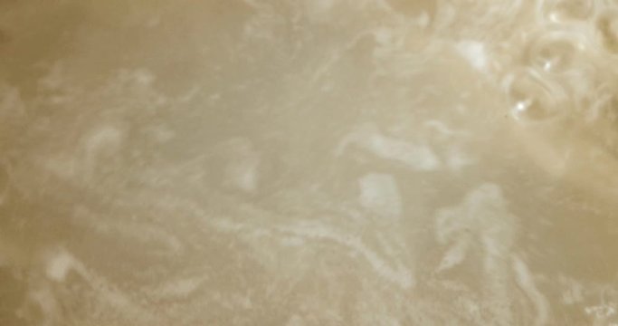 Very close to the boiling paste