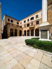 The Brindisi Duomo Cathedral on the Piazza Duomo, Brindisi, Apulia, Italy June 2019