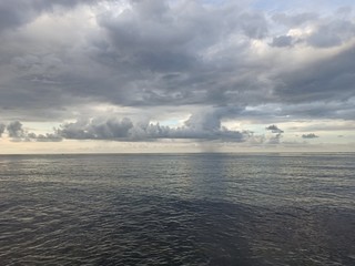 Sea and clouds