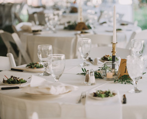 wedding table setting