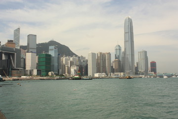 Fototapeta na wymiar Skyline Hong Kong Asie