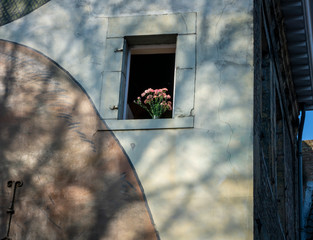 window in the old town