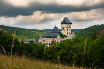Fototapeta na wymiar Karlstejn castle - Czech Republic