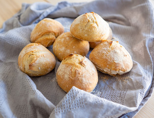 Pan Casero sobre fondo gris