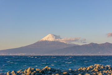 冬の富士山