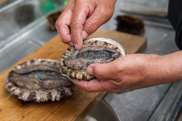 アワビ　海産物