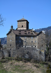 Obraz premium Schloss Ortenstein, Tomils im Domleschg, Graubünden