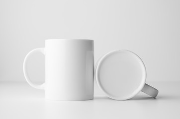 Mug Mock-Up - Two Mugs