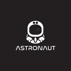 Astronaut man logo icon design vector