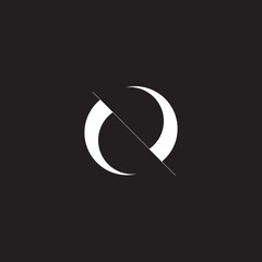 Obraz premium Simple N letter initial logo design