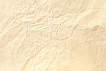 brown crumpled paper background texture
