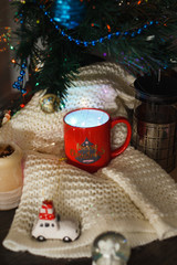 блики бокэ чашка