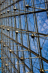 Construction Lines Sky Abstract Background