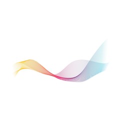 Wave line vector icon