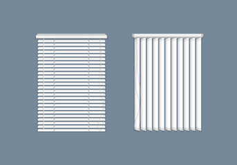 horizontal, vertical blinds