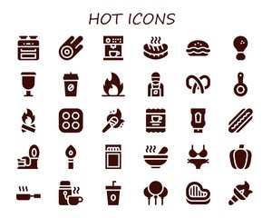 hot icon set