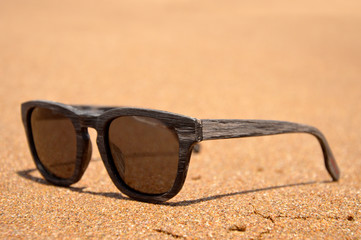 sunglasses on the beach