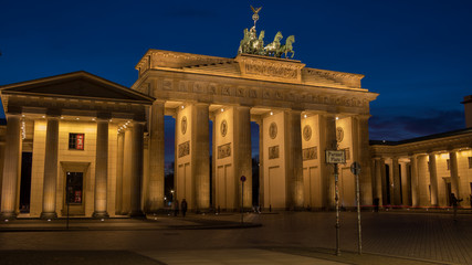 Fototapeta na wymiar The Brandenburg Gate in Berlin