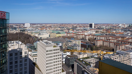 Naklejka premium Berlin Skyline Panorama