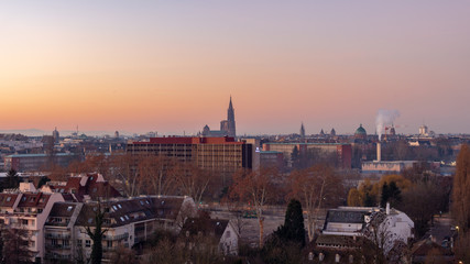 Strasbourg Morning Skyline 