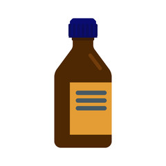 bottle with potion vector flat design