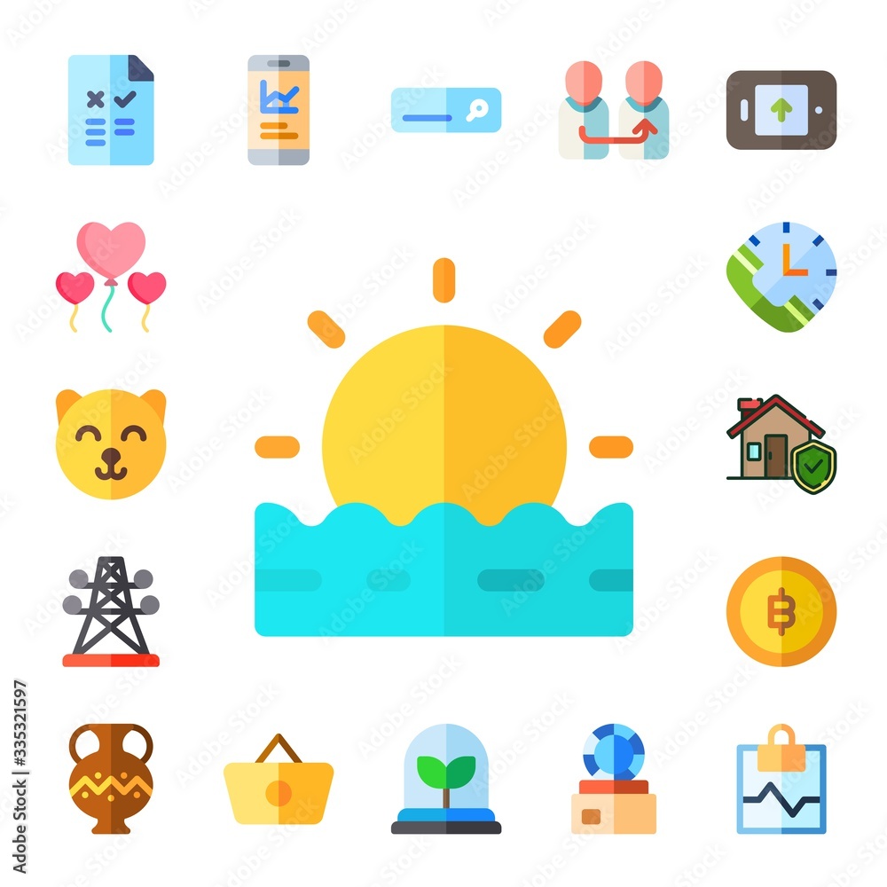 Canvas Prints design icon set