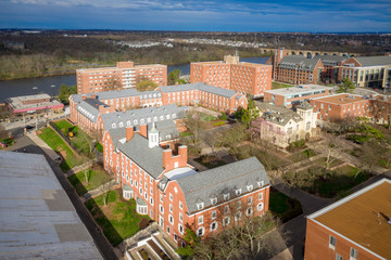 Empty Rutgers University During Coronavirus Pandemic 