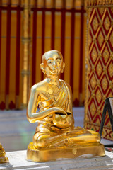 golden buddha statue in thailand