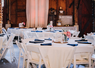 wedding table setting