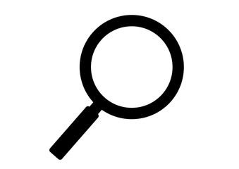 search and magnifying glass icon